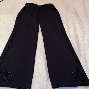 Express Sequin & Beaded Pants Size 1/2